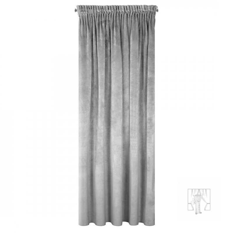 Záves VILLA na páske oceľový 140x270cm