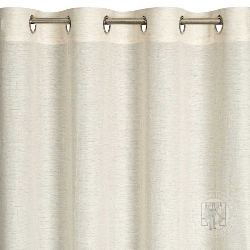 Záves ETNA na krúžkoch naturálny 140x250cm