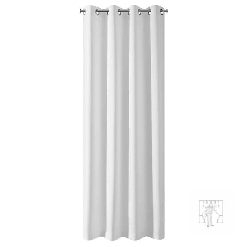 Záves LOGAN na krúžkoch 135x250cm biely