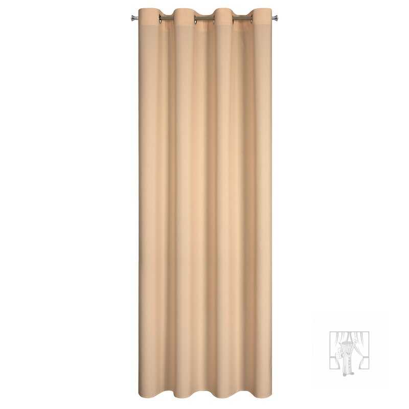 Záves RITA na krúžkoch broskyňový 140x250cm