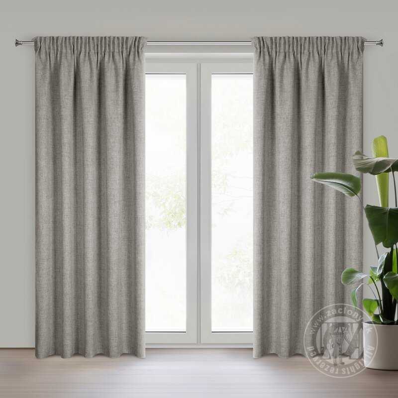 Záves JULA na páske cappuccino 140x270cm