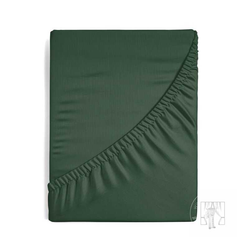 Plachta z bavlneného saténu NOVA3 140x200 cm tmavozelená
