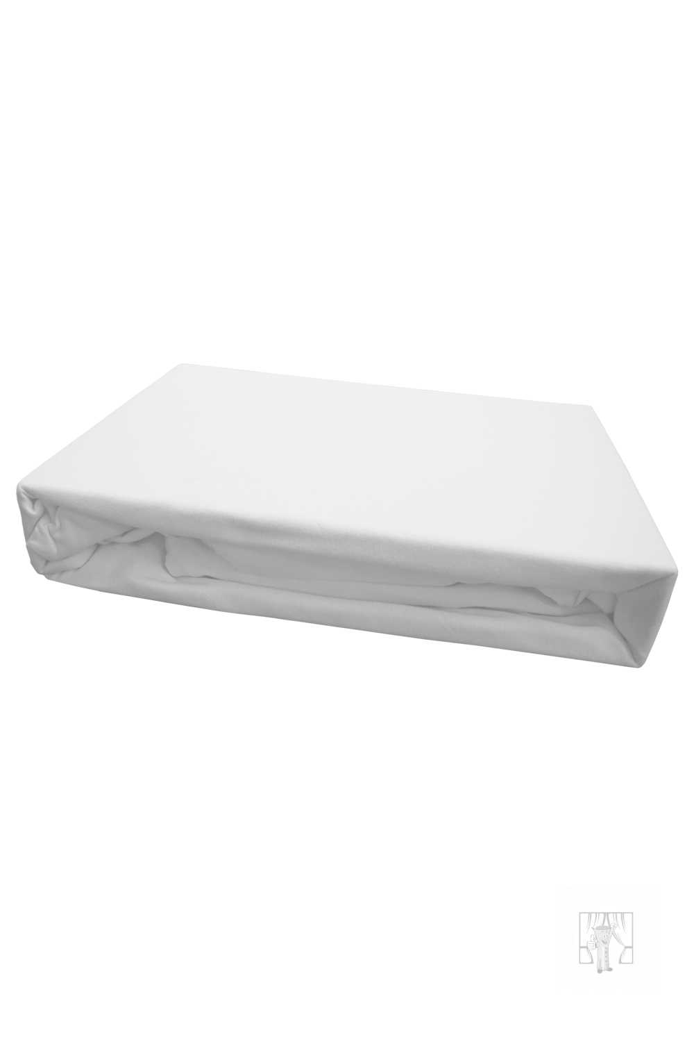 Napínacia plachta JERSEY 200x220 cm biela 1