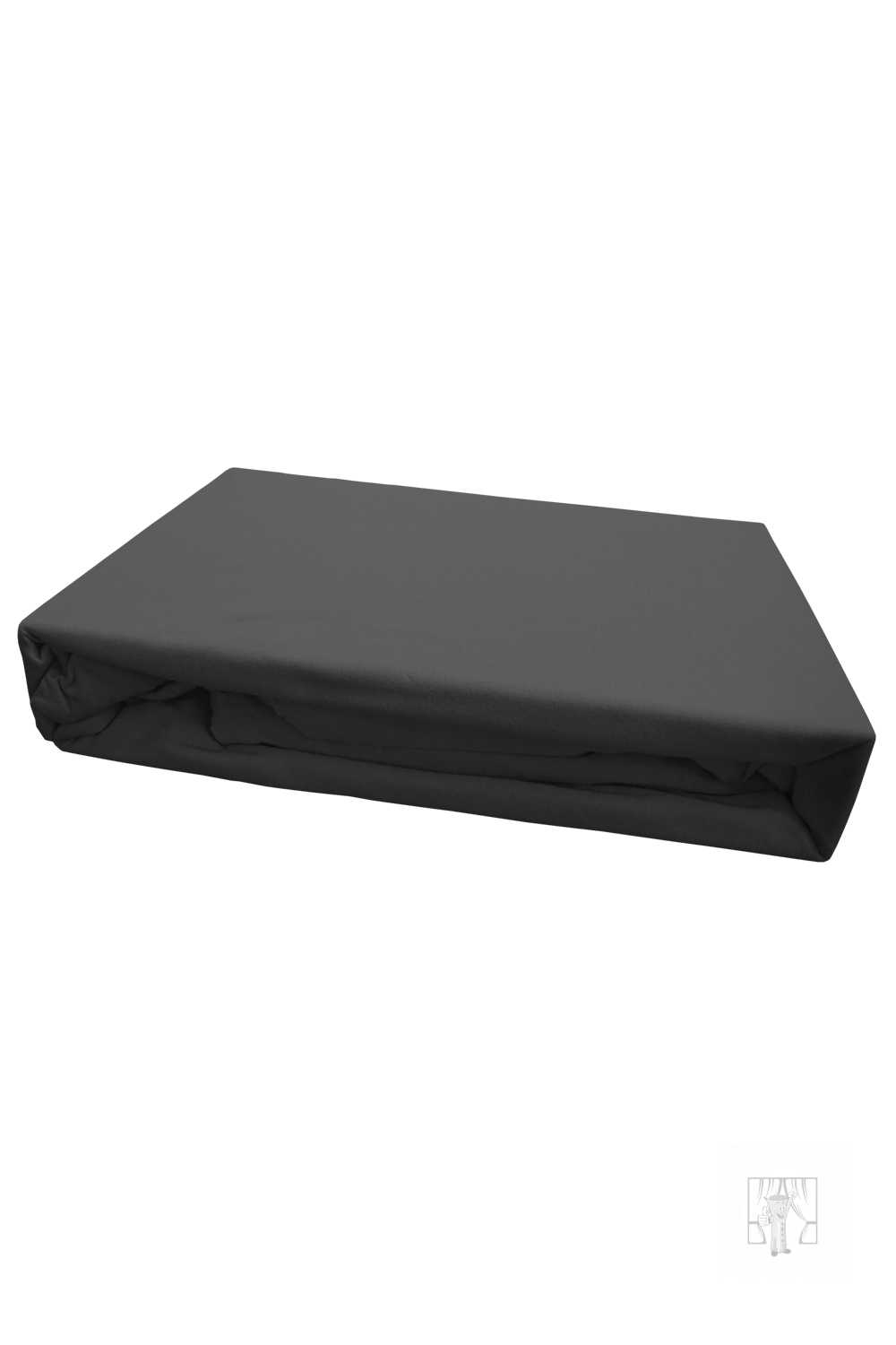 Napínacia plachta JERSEY 140x200 cm tmavosivá 51