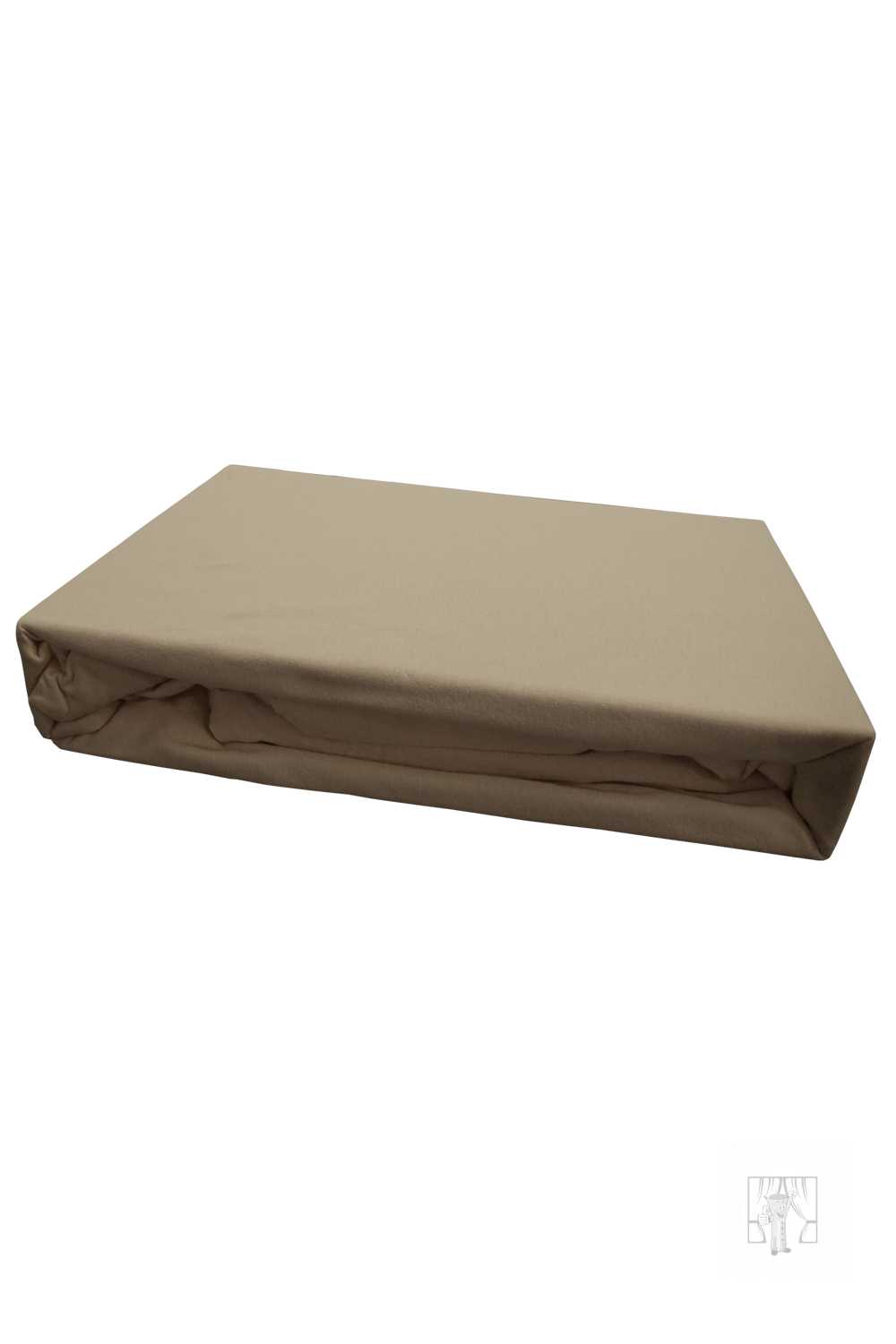 Napínacia plachta JERSEY 200x220 cm oriešková 10