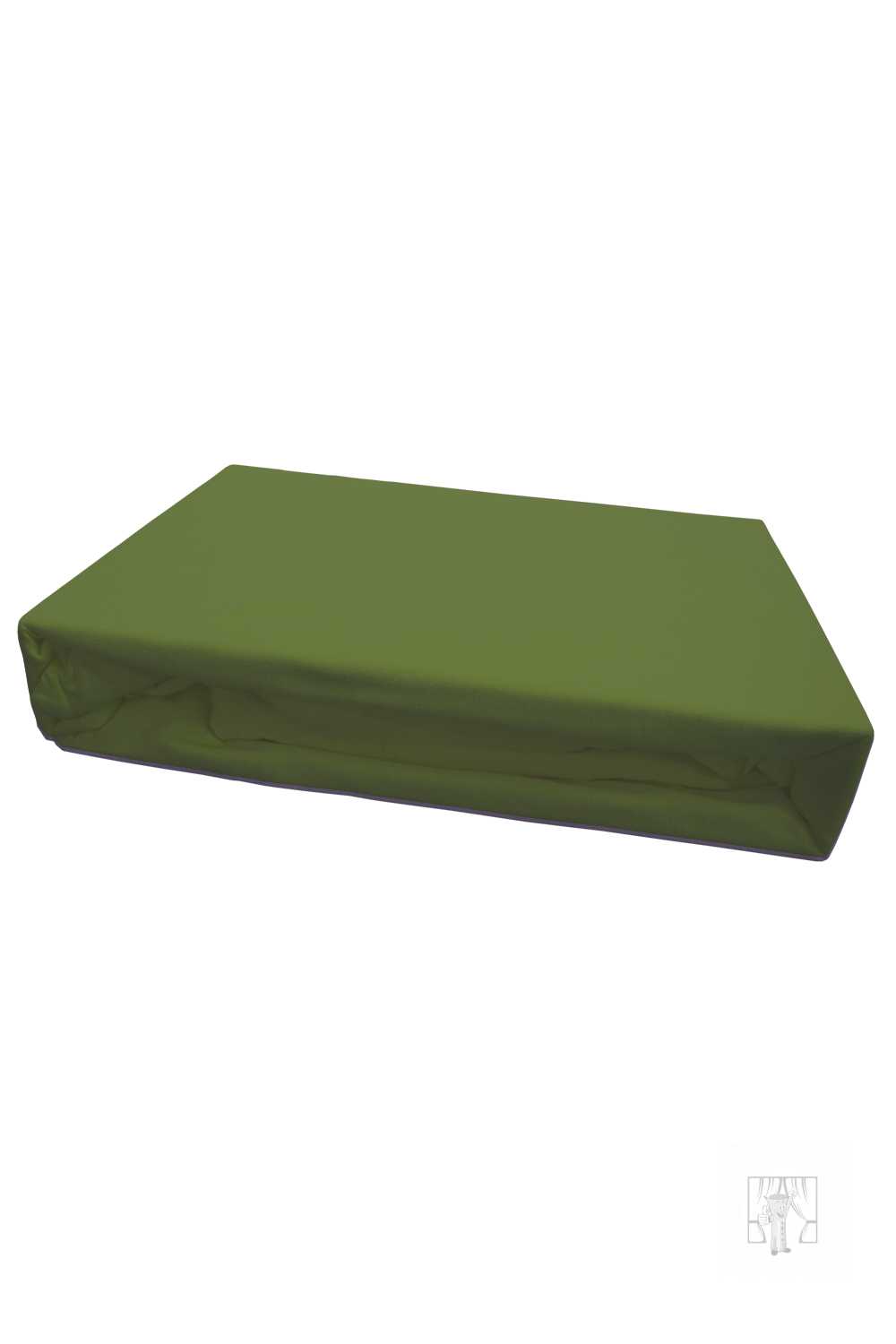 Napínacia plachta JERSEY 120x200 cm zelená 39