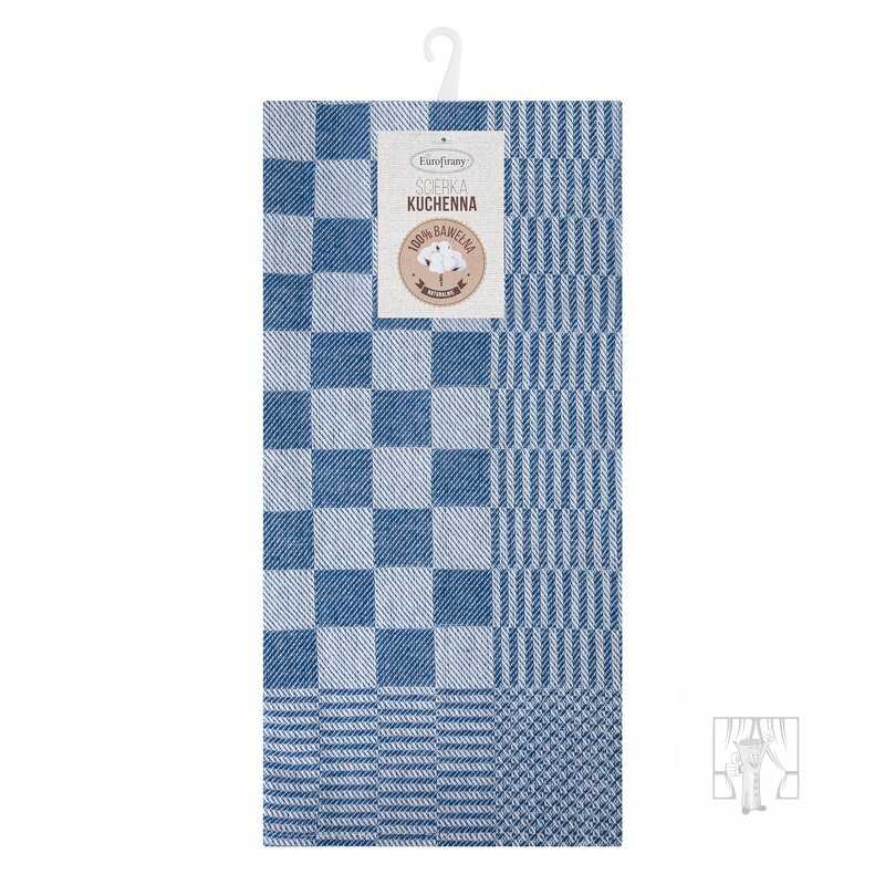 Sada bavlnených kuchynských utierok MAURO 50x70 cm modré 2ks