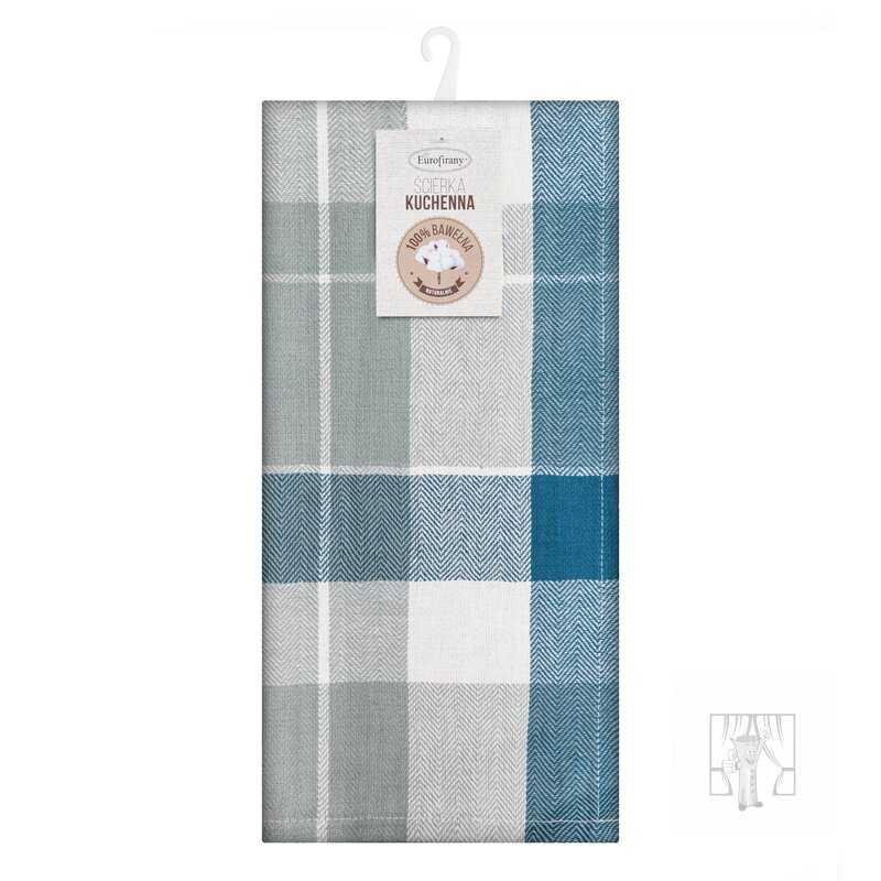 Sada bavlnených kuchynských utierok  MONA 50x70 cm tyrkysové 2ks