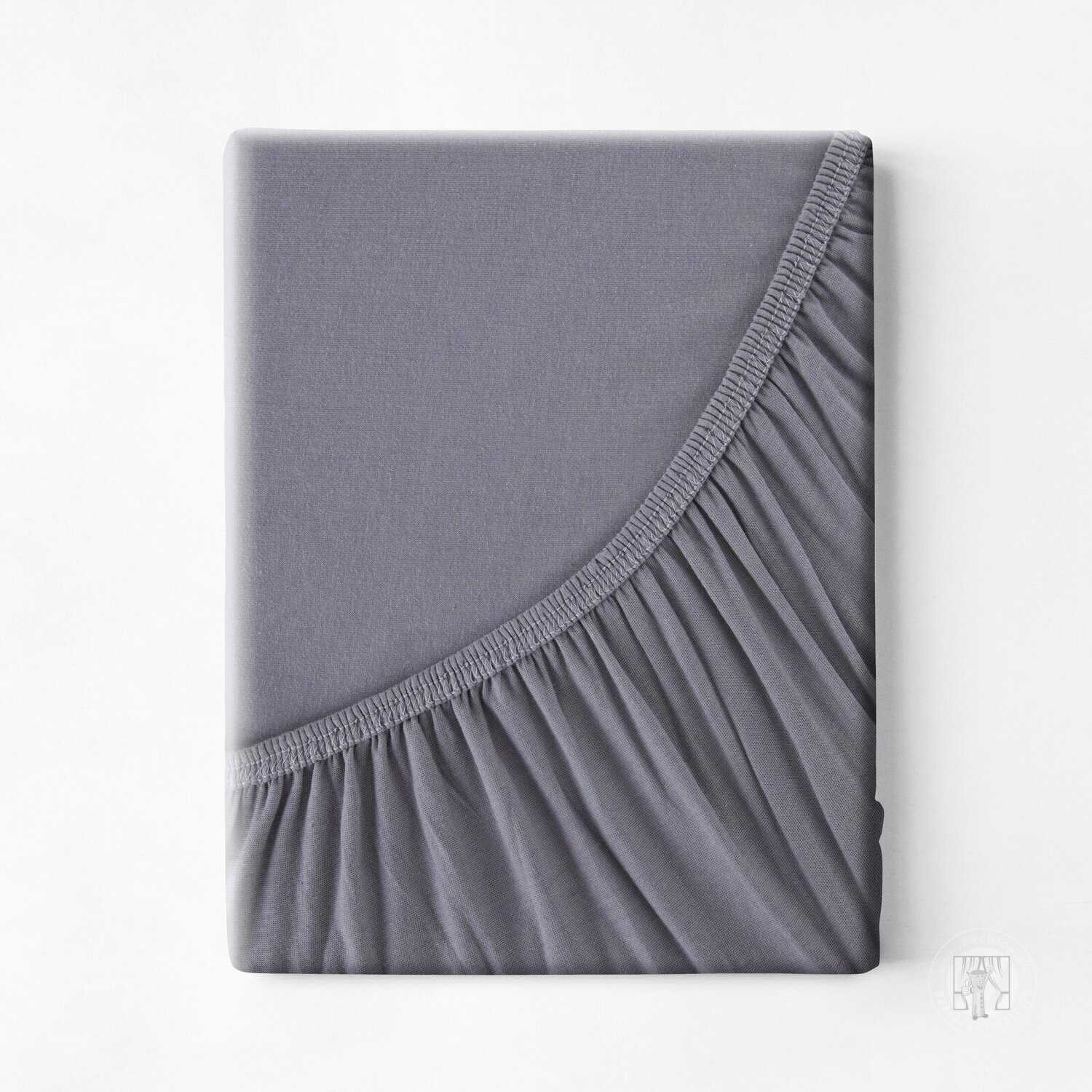 Napínacia plachta JERSEY3 90x200 cm oceľová