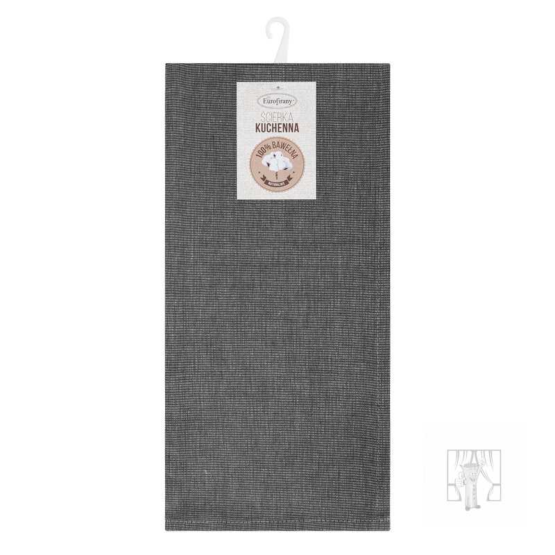 Sada bavlnených kuchynských utierok KARIN 50x70 cm tmavosivé 2ks