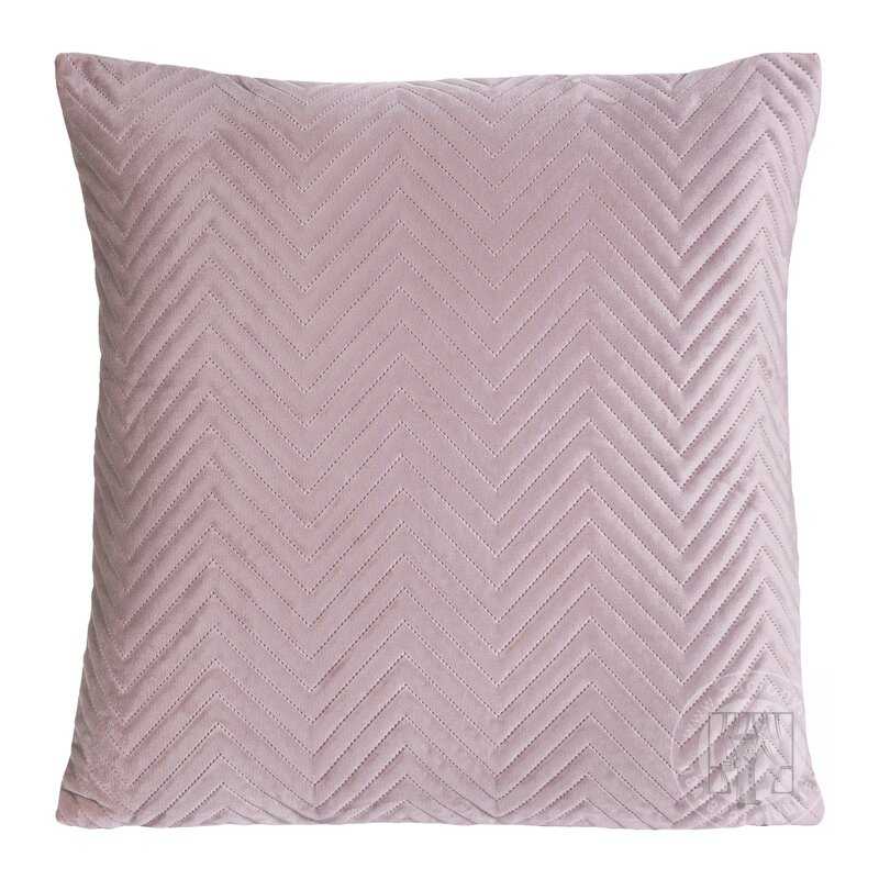 Zamatová obliečka na vankúš SOFIA 45x45 cm púdrová ružová