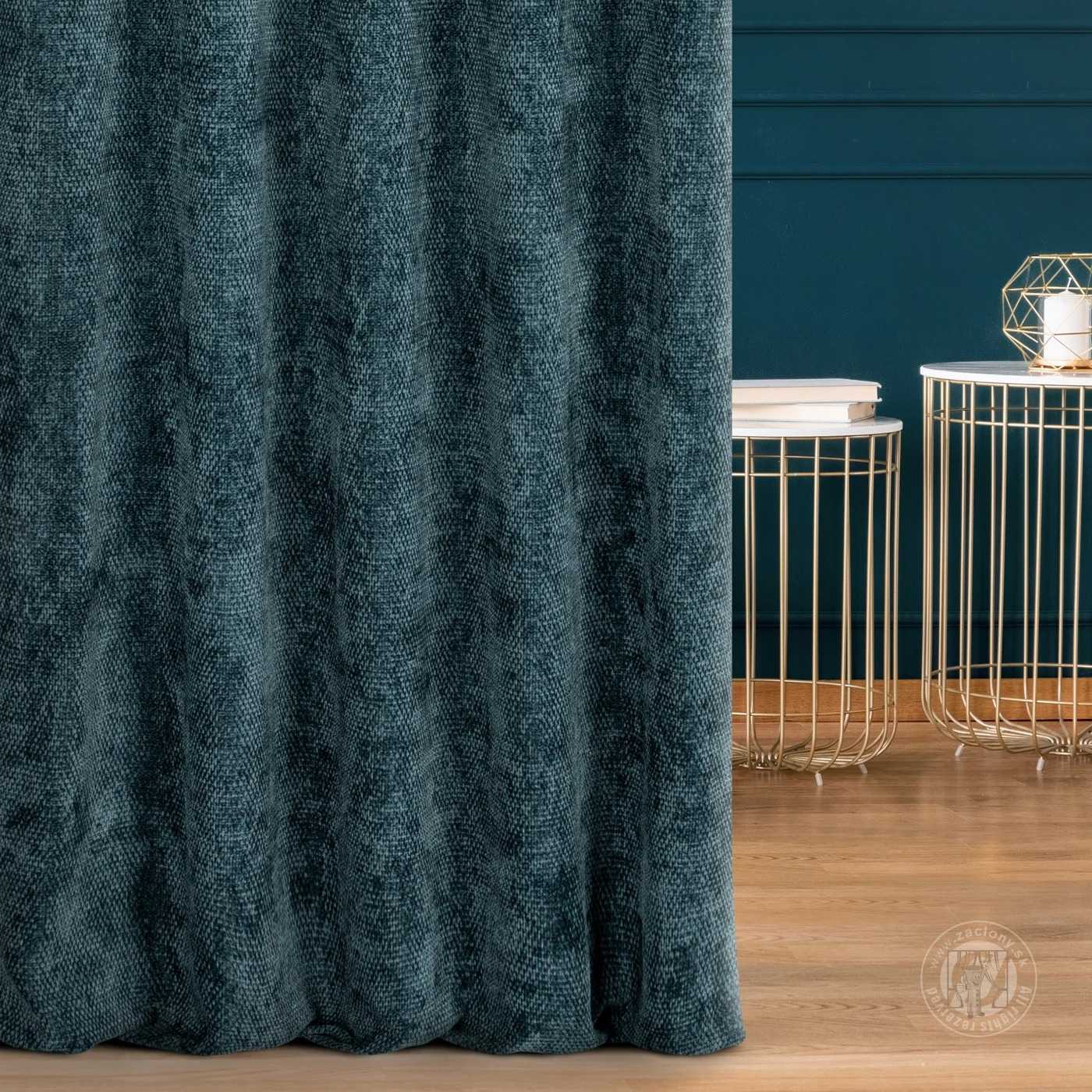 Šenilový záves ALETA 280 cm granátový