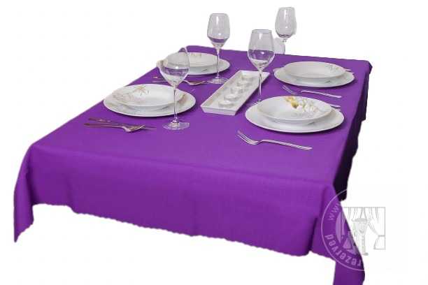 Teflonový obrus vodoodpudivý 150x220 cm fialový