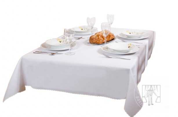 Teflonový obrus vodoodpudivý 75x75 cm biely