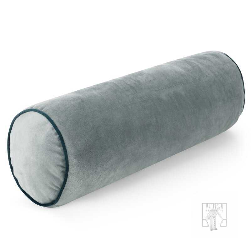 Vankúš valec GAJA5 s lemovaním 15x45 cm morský