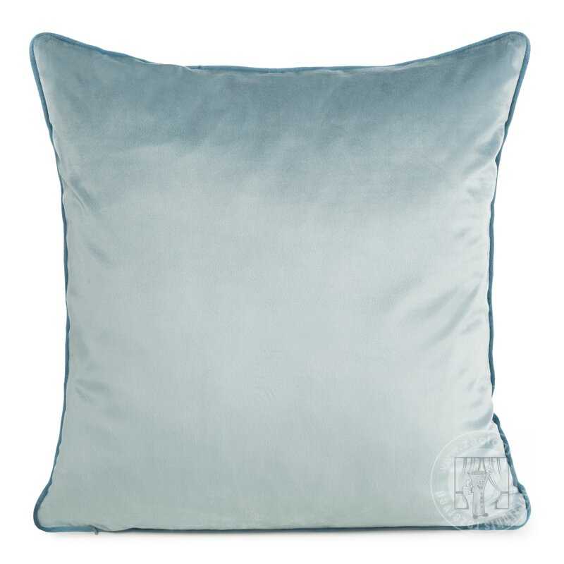 Obliečka na vankúš GAJA2 s lemovaním 60x60 cm morská