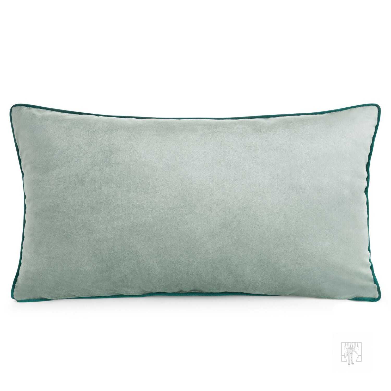 Vankúš GAJA3 s lemovaním 30x50 cm šalviová