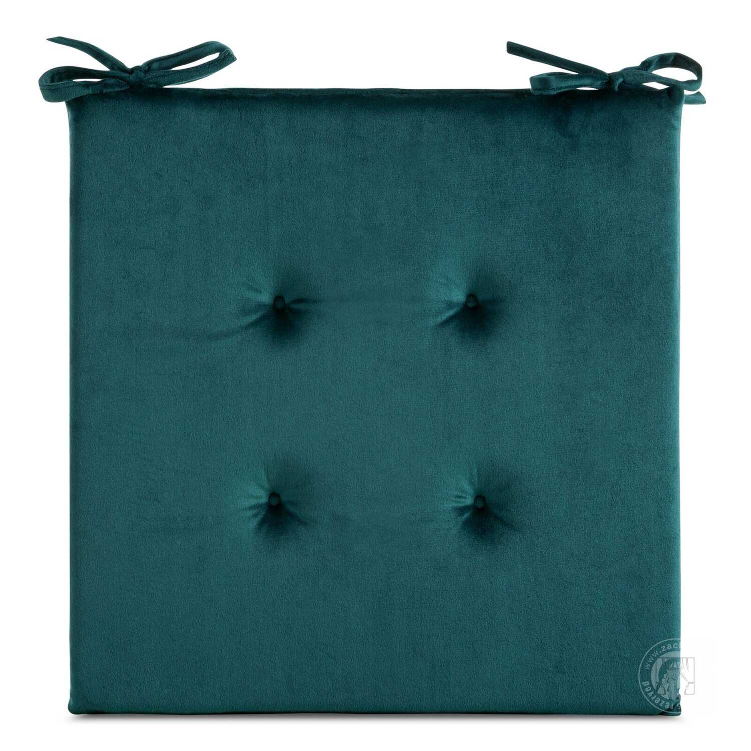 Podsedák GAJA 40x40 cm tmavý tyrkysový