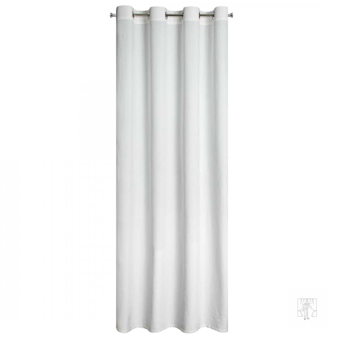 Záves MELANIE na krúžkoch biely 140x250cm