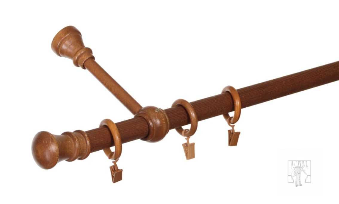 Drevená garniža STANDARD MONAKO Dub - jednotyčová