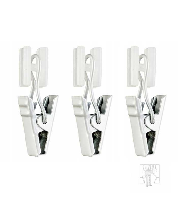 Štipce LUXOR Biele - 10ks