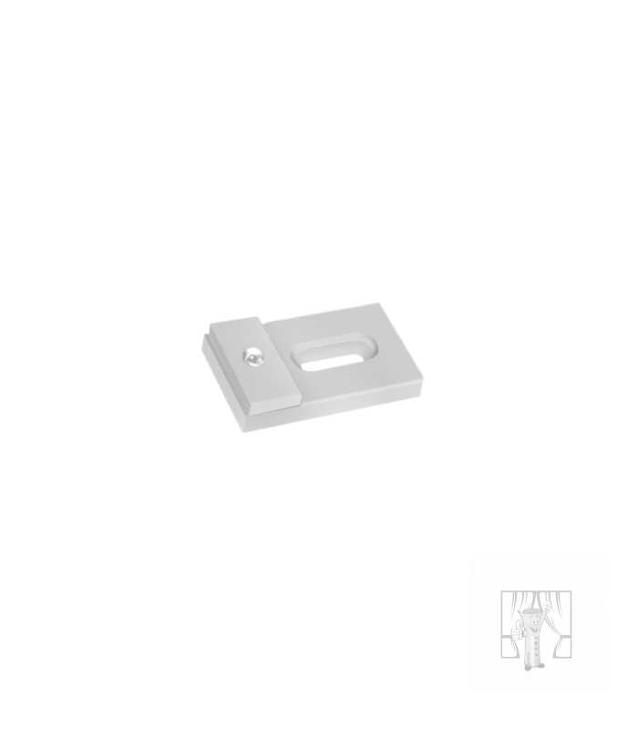 Stropný držiak LUXOR Biely - Jednoduchý