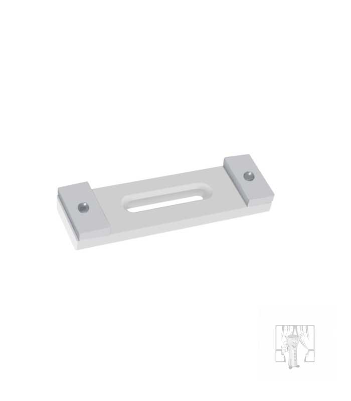 Stropný držiak LUXOR Biely - Dvojitý