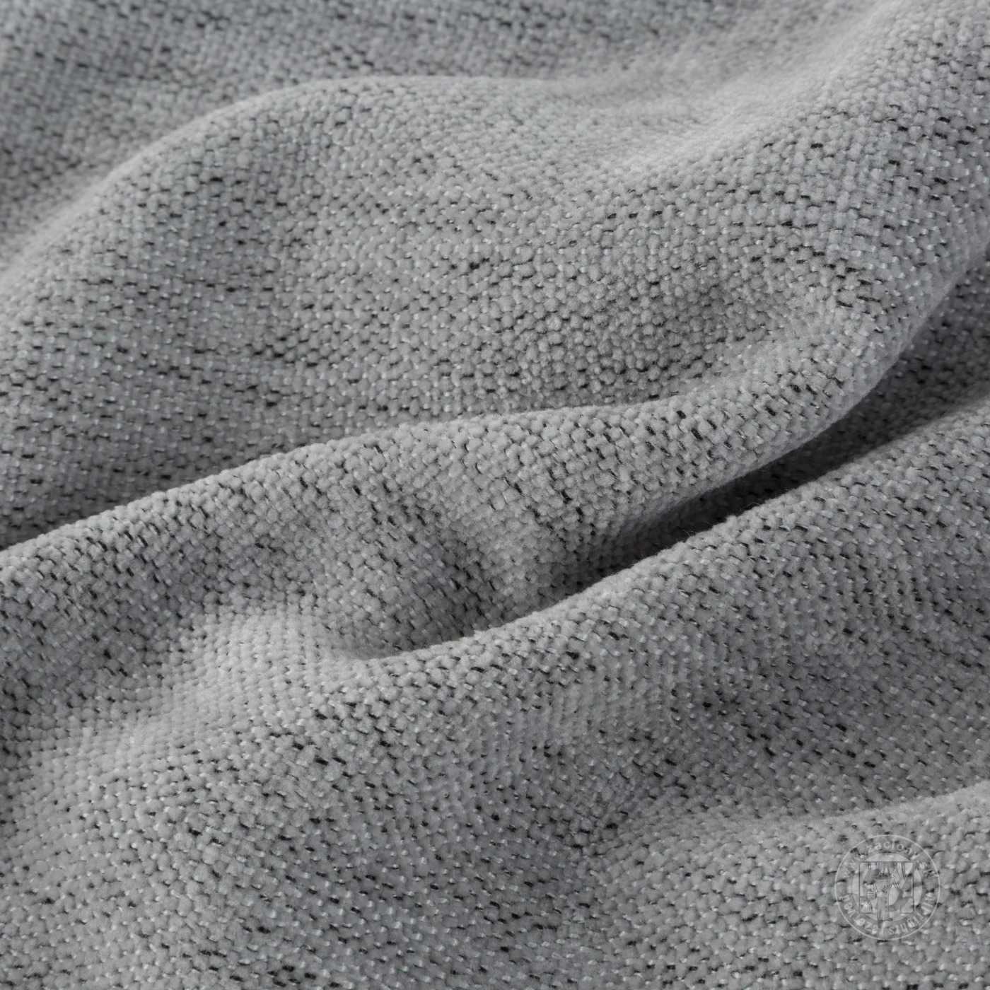 Šenilový záves NATALI 300 cm sivý