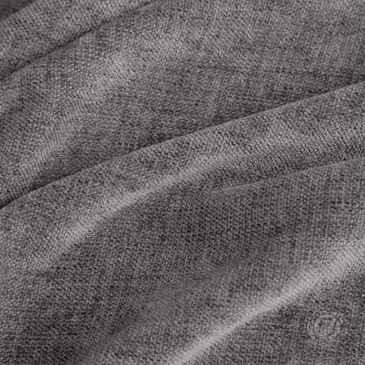 Šenilový záves NATALI 300 cm oceľový