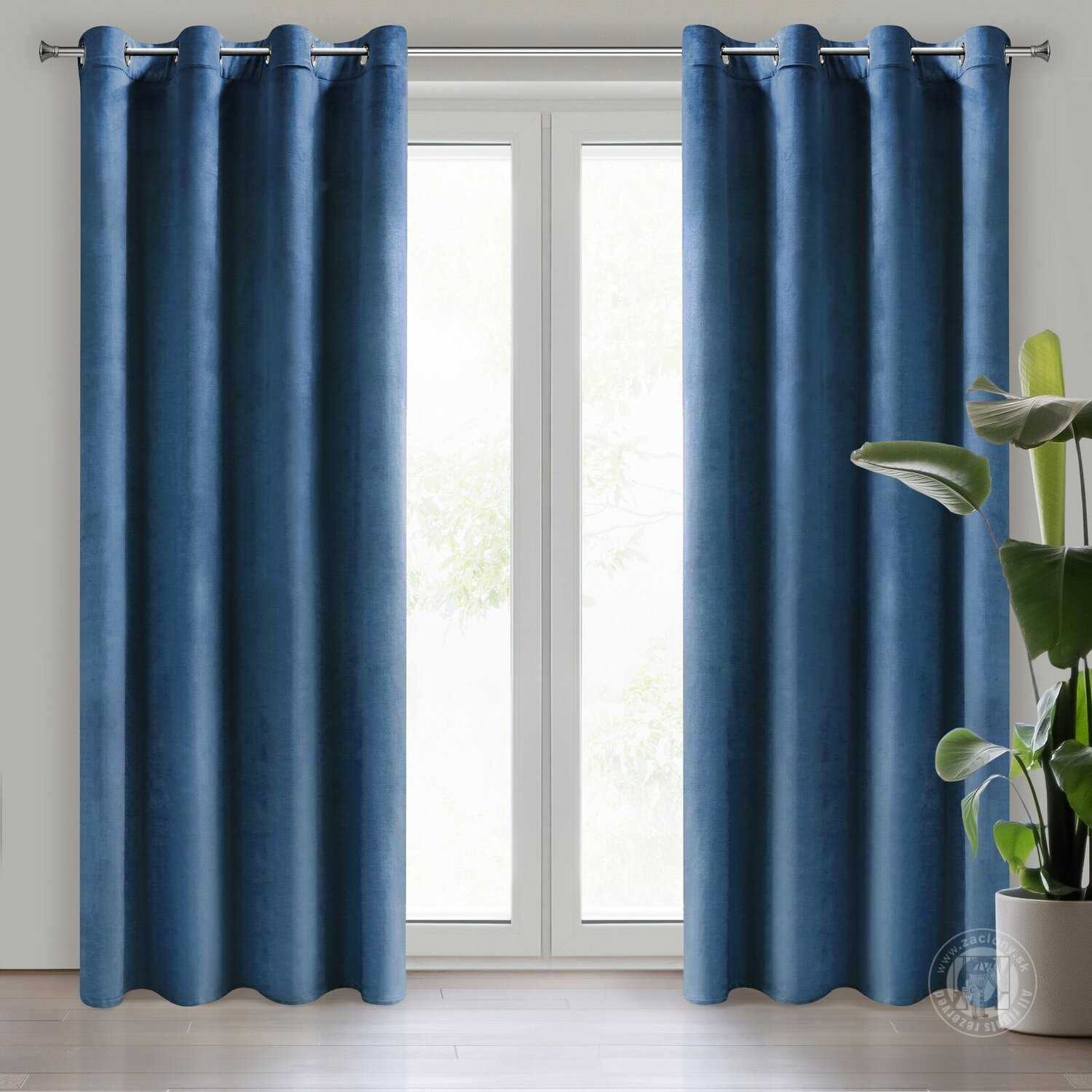 Záves MELANIE na krúžkoch granátový 140x250 cm