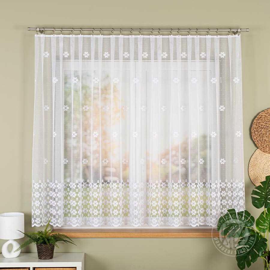 Žakarová záclona metráž 044364/001, 155cm