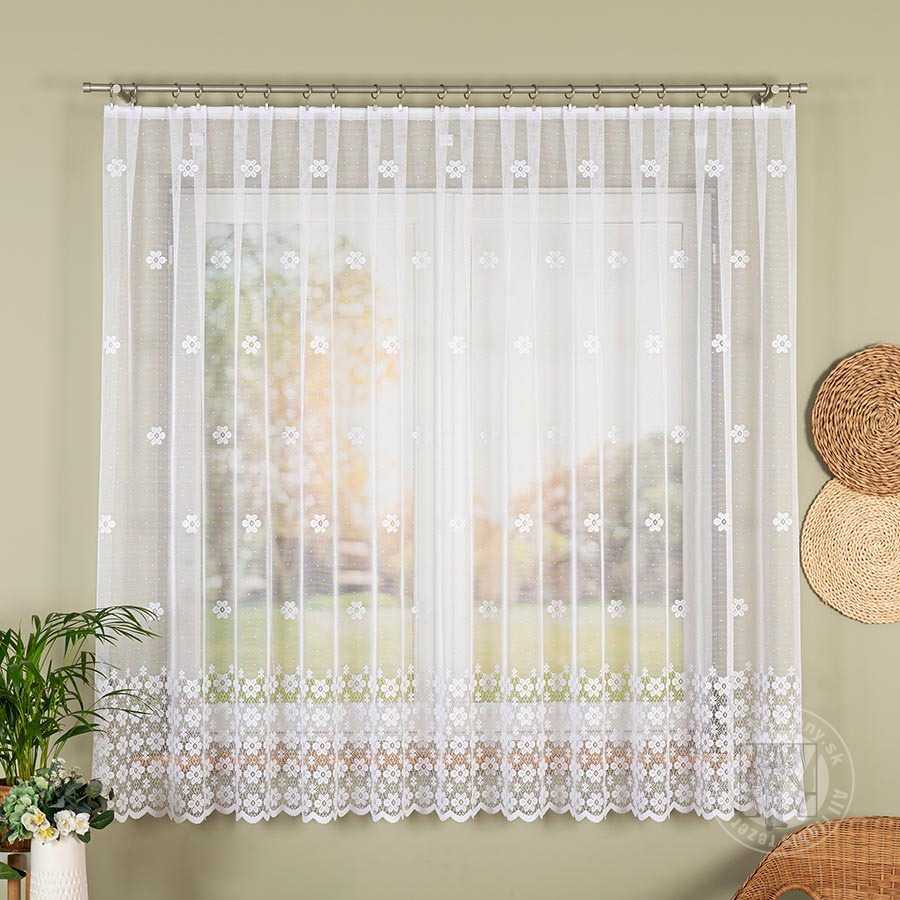 Žakarová záclona metráž 044364/001 175cm