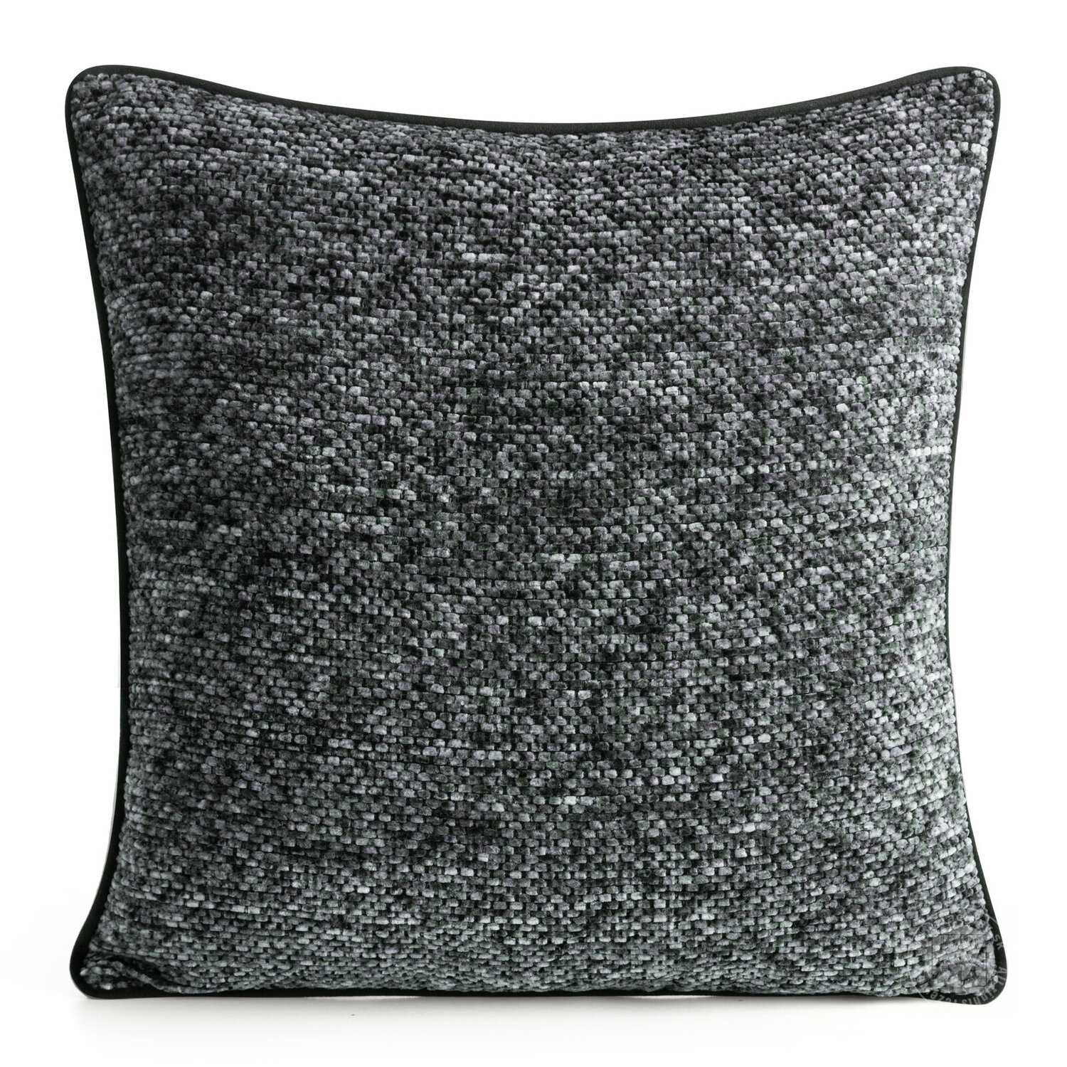 Obliečka na vankúš BARI 45x45 cm oceľová