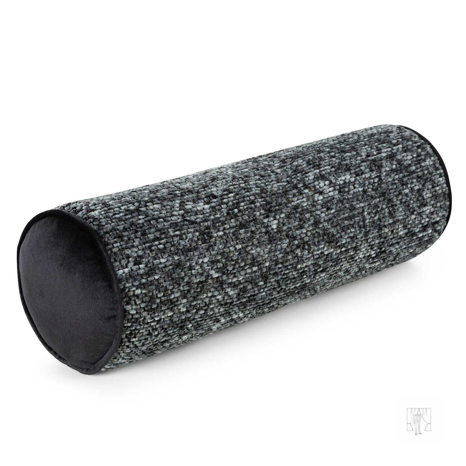 Vankúš valec BARI s lemovaním 15x45 cm oceľový