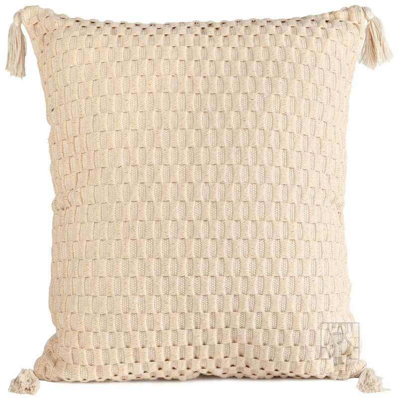 Obliečka na vankúš so strapcami SEVILLE 60x60cm béžová