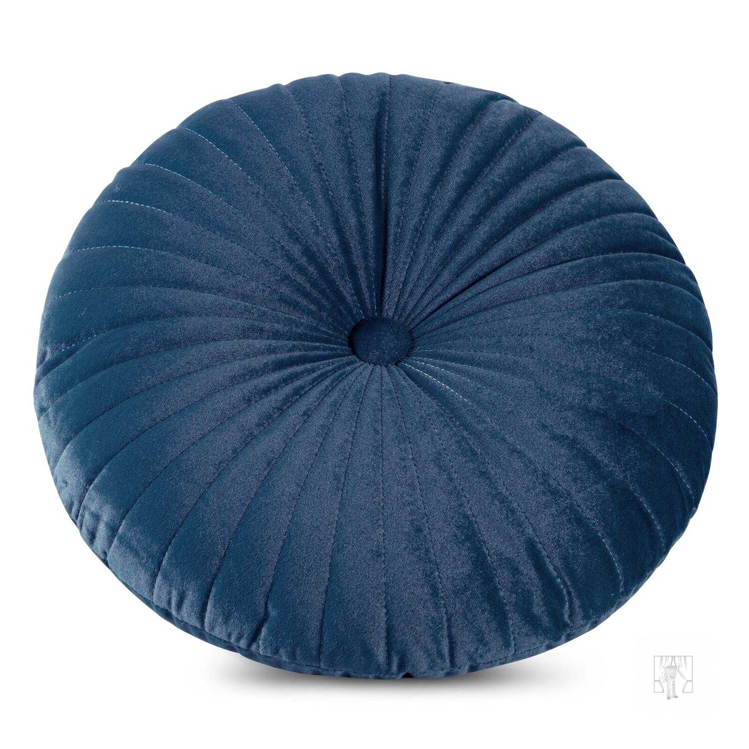 Okrúhly vankúš VELVET ∅ 40 cm granátový