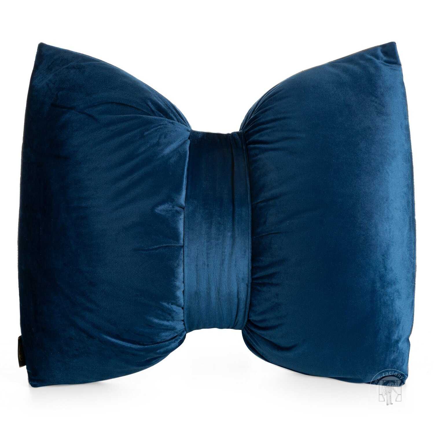 Dekoračný vankúš KOKARDA 45x55 cm granátový