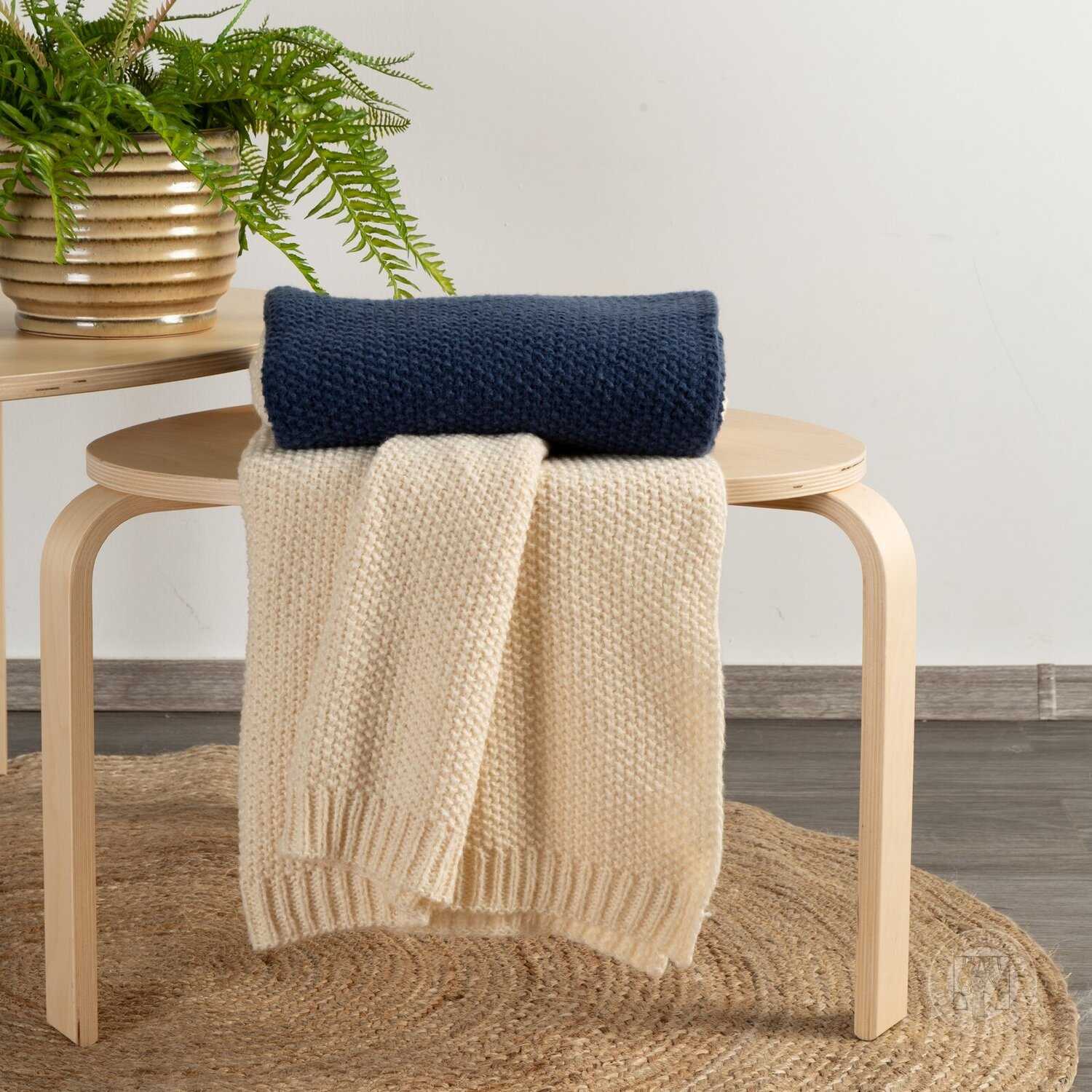 Deka PLED 130x170cm béžová/granátová