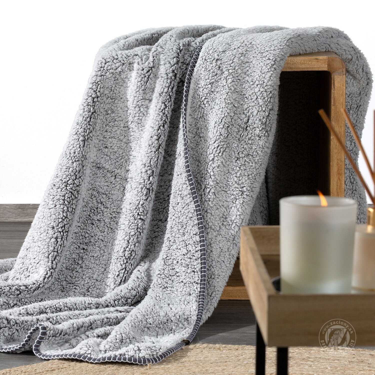 Deka obojstranná KOALA 150x200cm oceľová