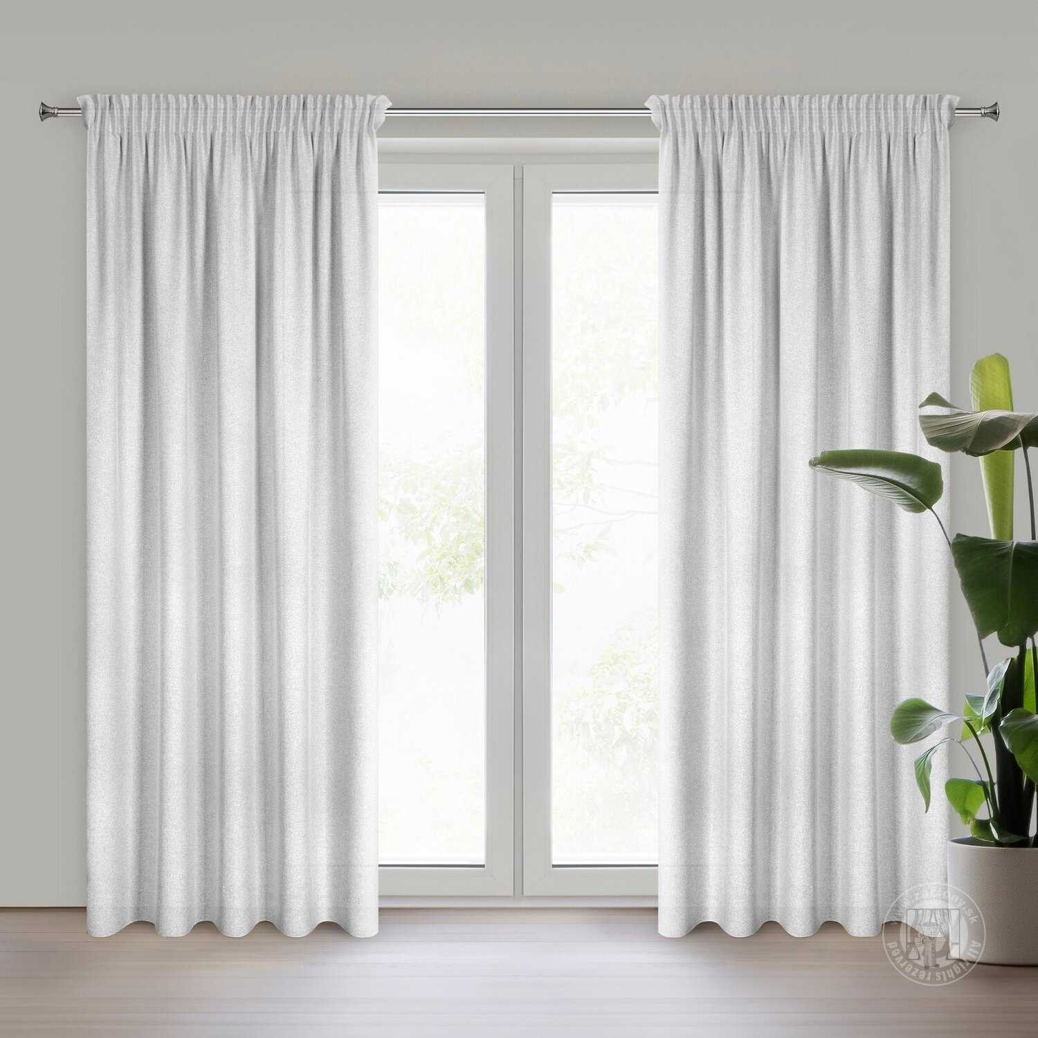 Záves ERIS na páske 140x270cm sivý