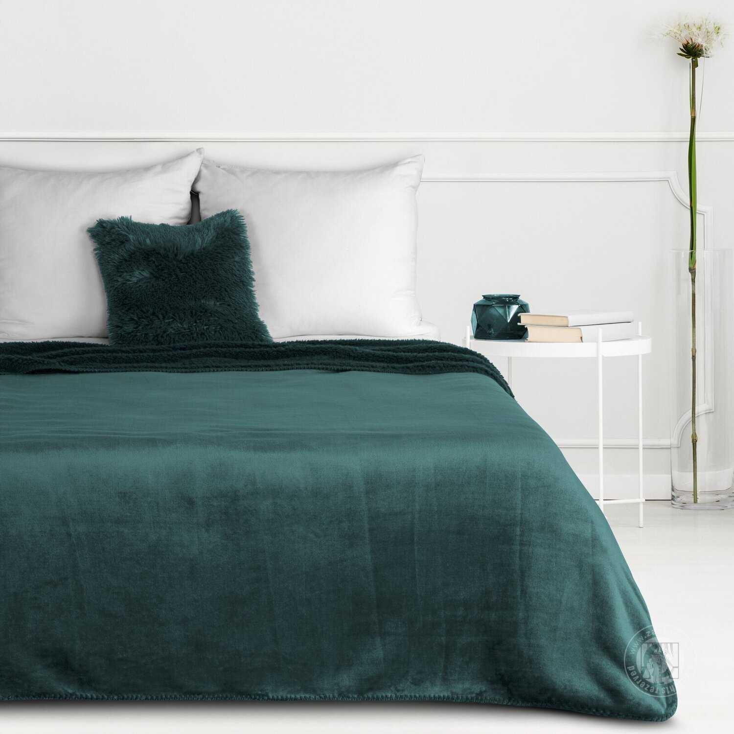 Deka obojstranná TEDY 200x220cm tmavozelená