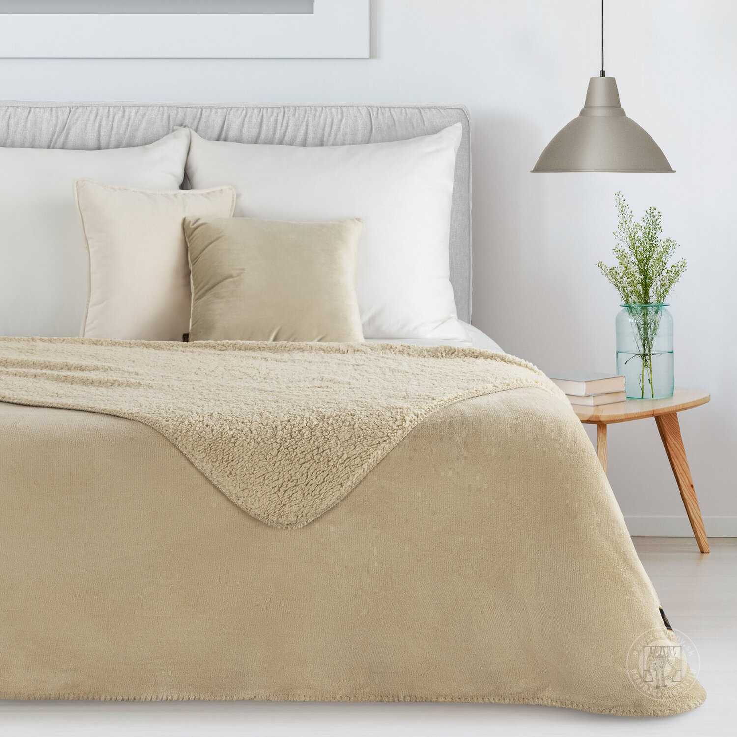 Deka obojstranná TEDY 150x200cm svetlobéžová