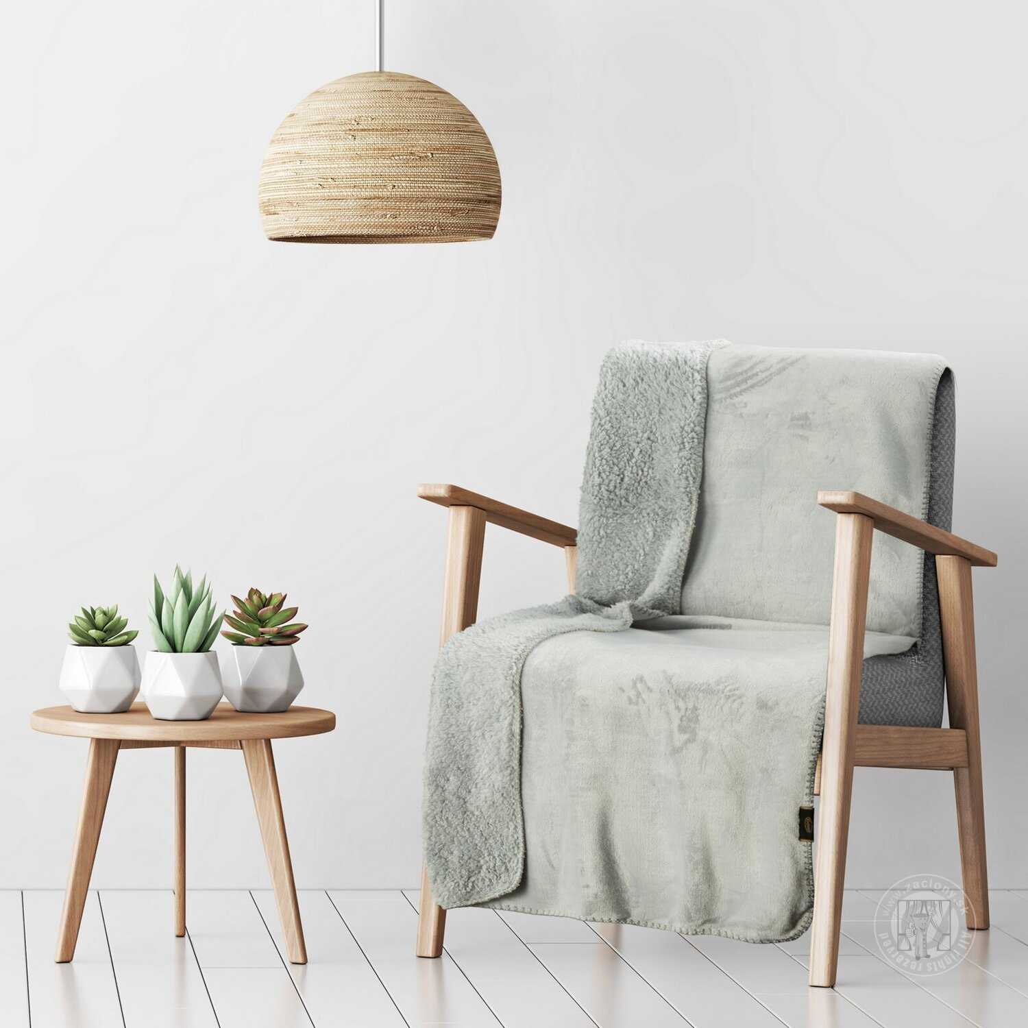 Deka obojstranná TEDY 70x160cm strieborná