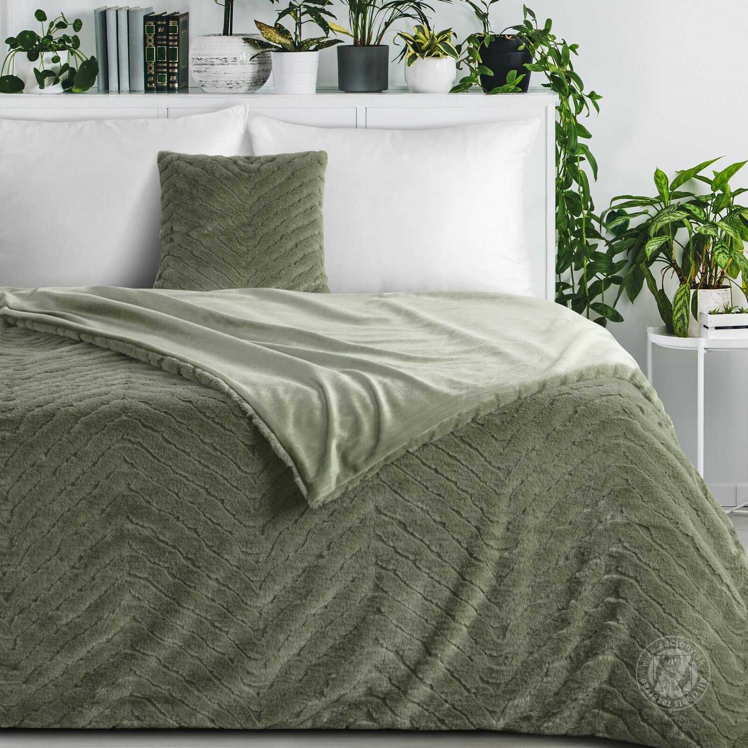 Deka obojstranná KATE 150x200cm olivová