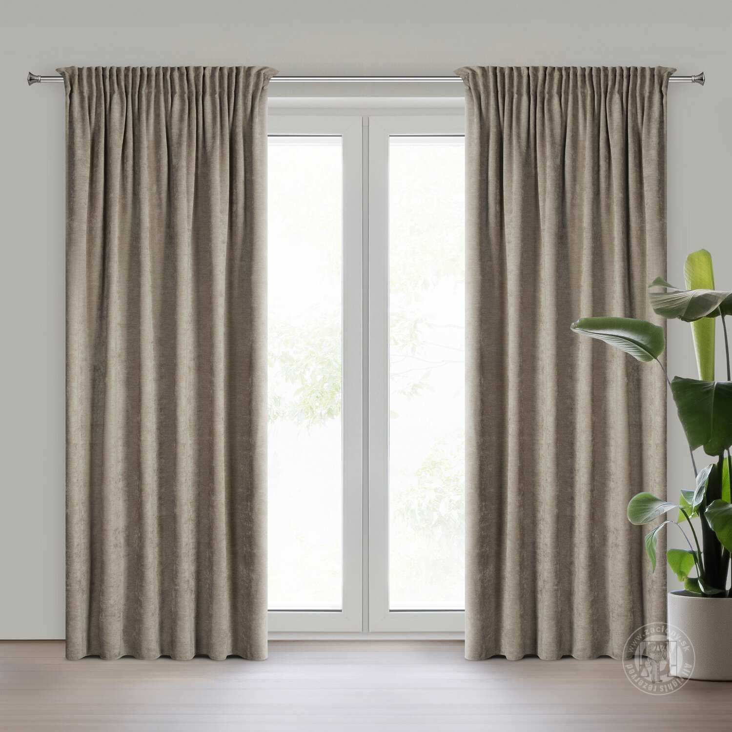 Záves VANI na páske 140x270cm cappuccino