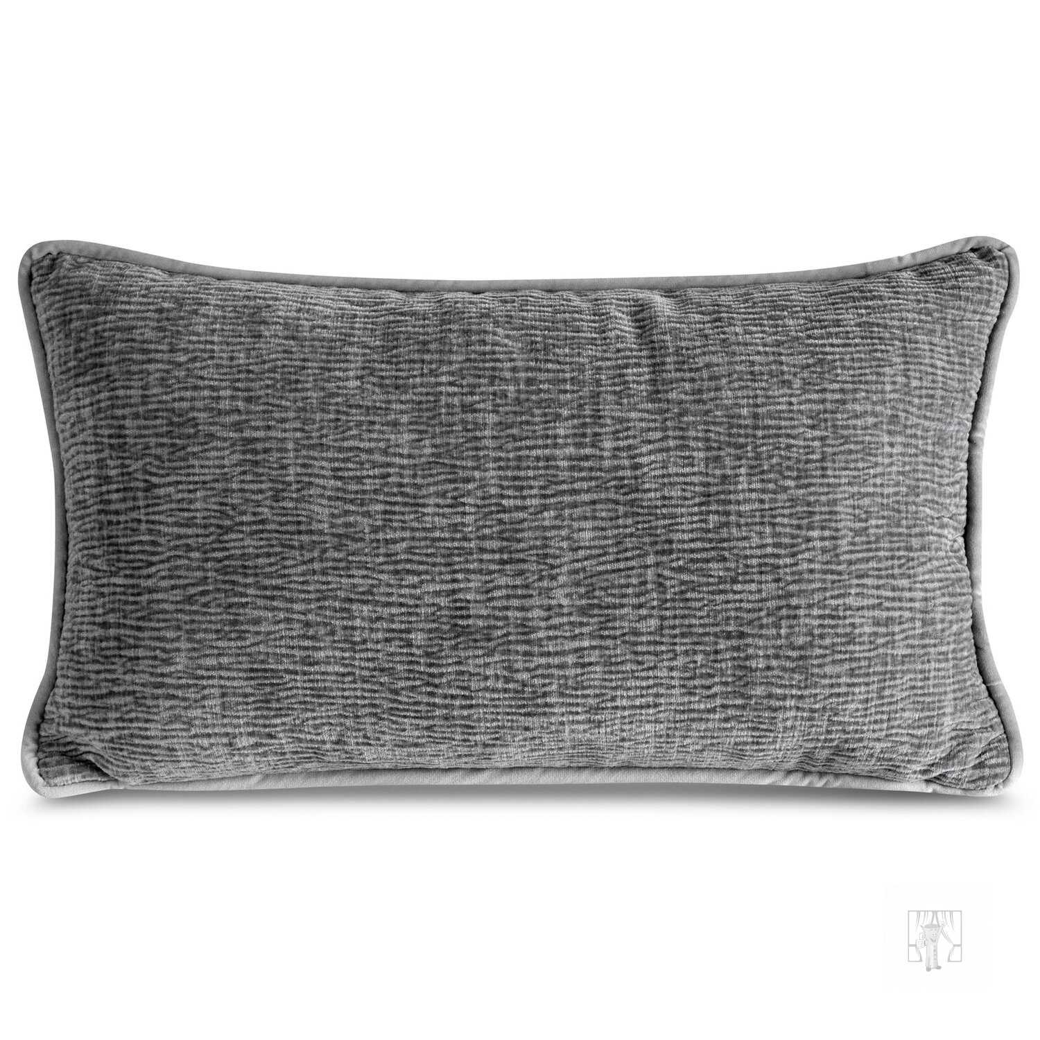 Obliečka na vankúš ROSI 30x50cm oceľová