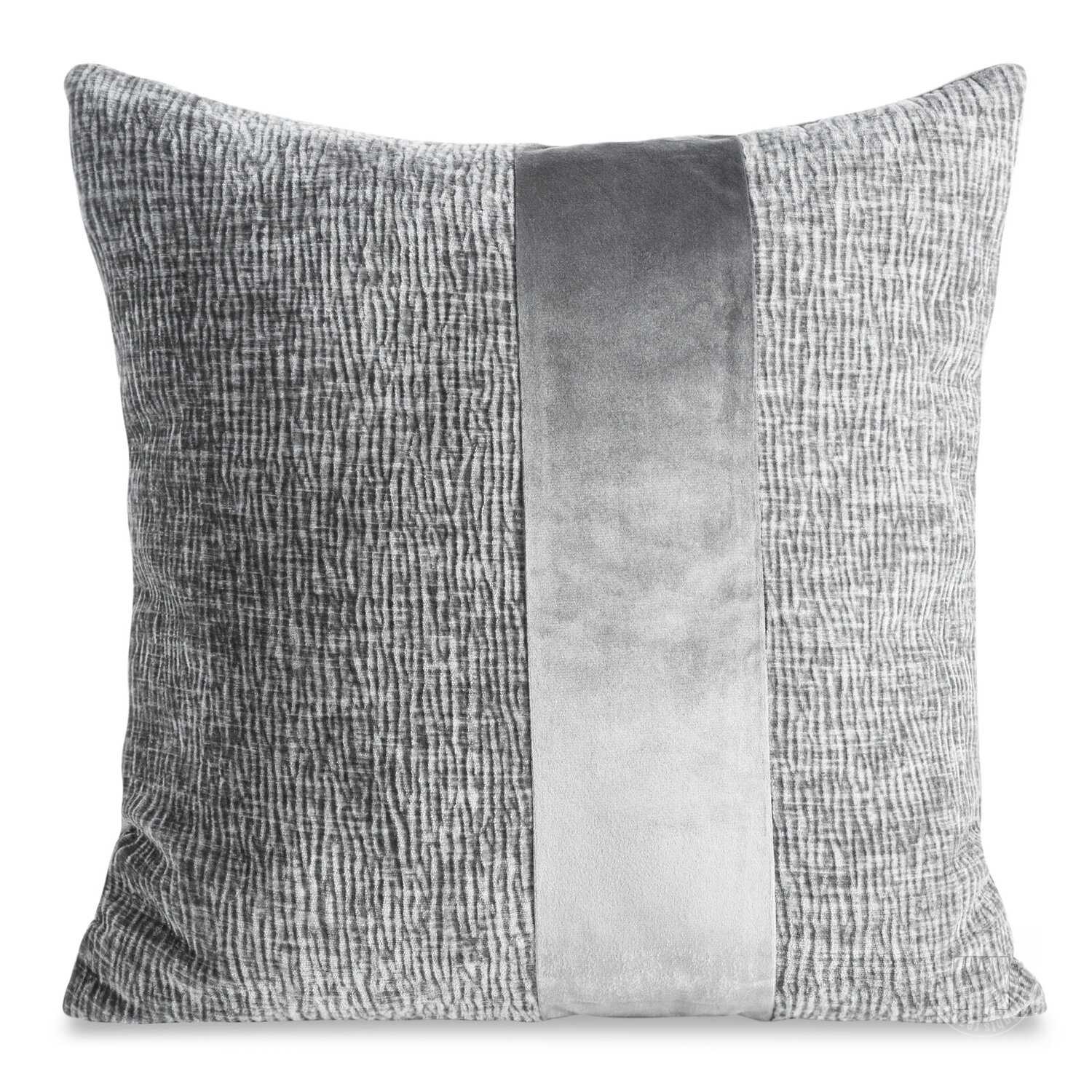 Obliečka na vankúš CARLA 45x45cm oceľová