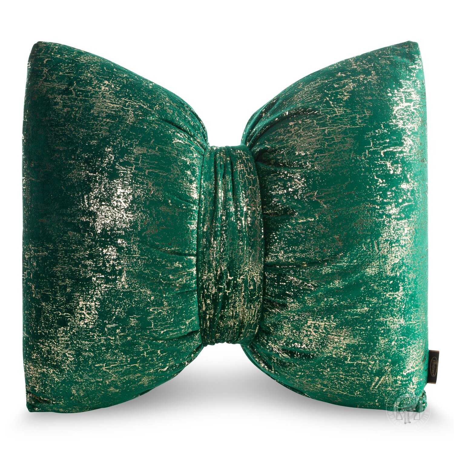 Vianočný vankúš KOKARDA 45x55 cm zelený/zlatý