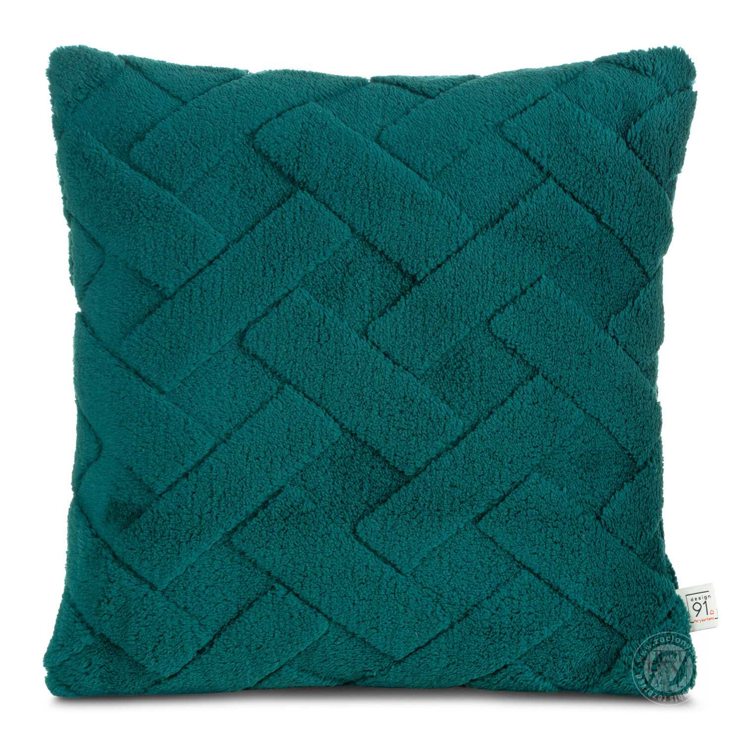 Obliečka na vankúš CARO 45x45cm tmavozelená