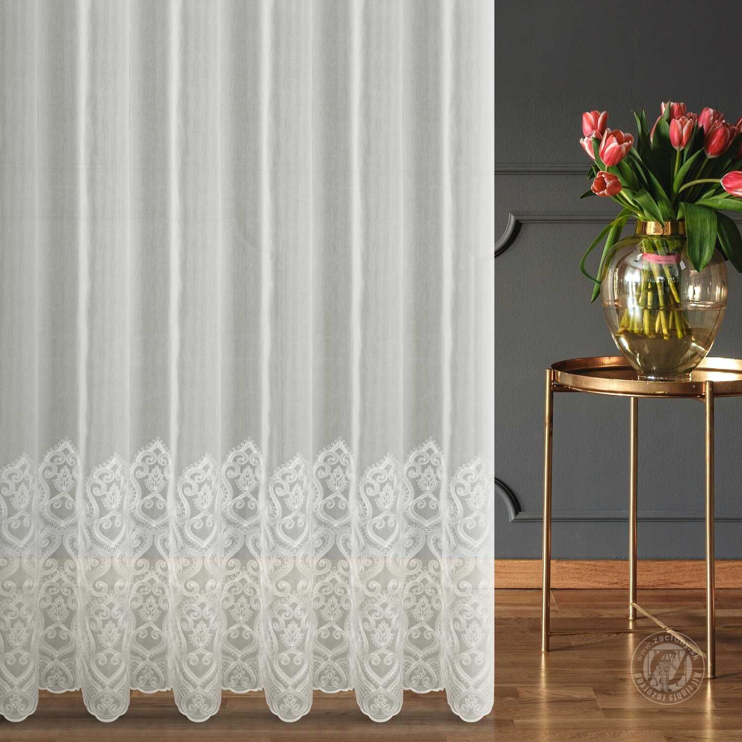 Záclona metráž 34438 naturálna 290cm